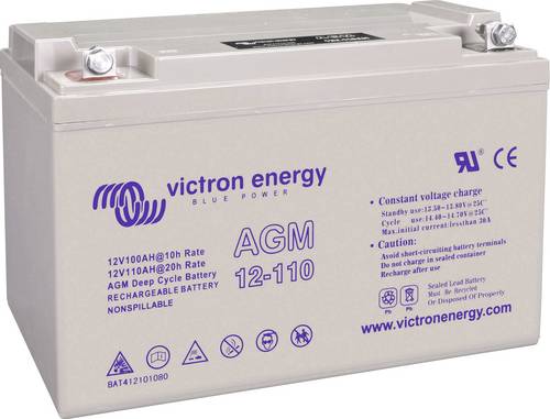 Victron Energy Blue Power BAT412101104 Solarakku 12 V 110 Ah Blei-Gel (B x H x T) 33 x 22 x 17.1 cm