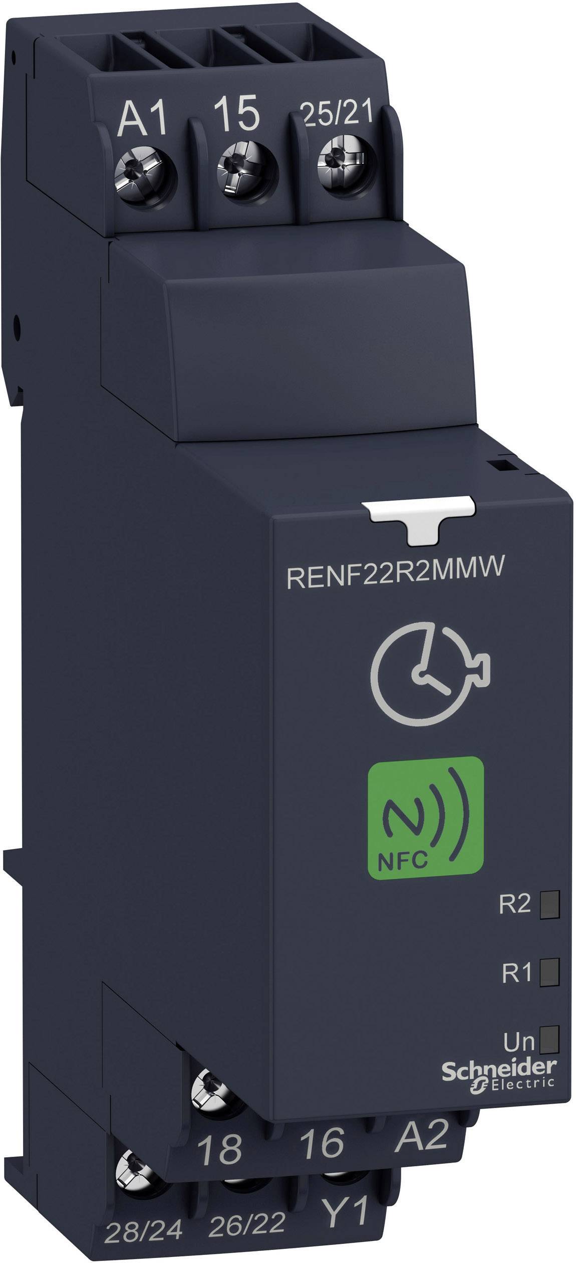 Schneider Electric RENF22R2MMW RENF22R2MMW Zeitrelais Multifunktional 1 St. Zeitbereich: 0.05s - 999h 2 Wechsler