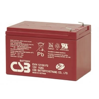 CSB Battery EVH 12150 EVH12150X3 Bleiakku 12V 15Ah Blei-Vlies (AGM) (B x H x T) 151 x 102 x 98mm Flachstecker 6.35mm Zyklenfest CSB Battery EVH 12150 EVH12150X3 Bleiakku 12V 15Ah Blei-Vlies (AGM) (B x H x T) 151 x 102 x 98mm Flachstecker 6.35mm Zyklenfest