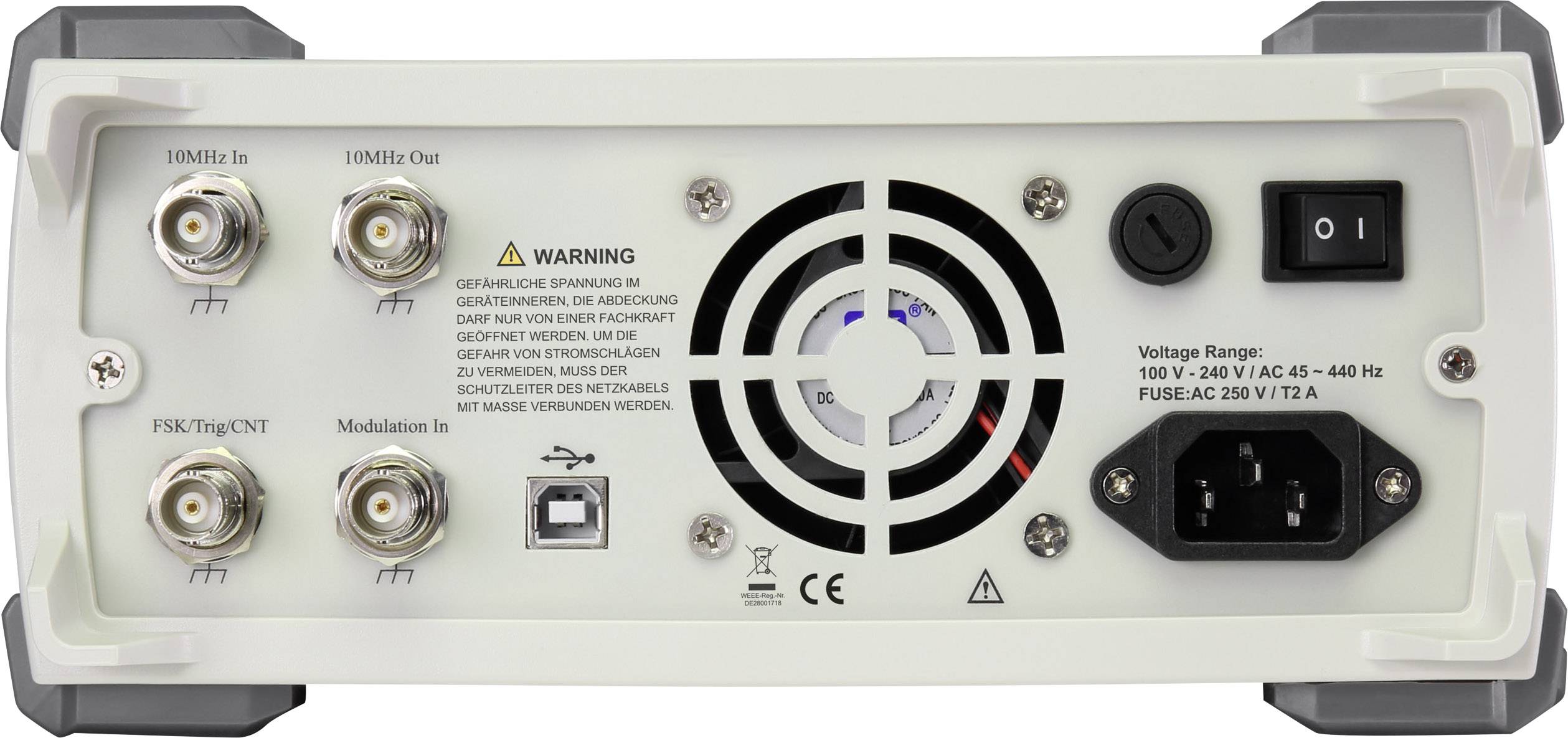 VOLTCRAFT FG-1251 Funktionsgenerator netzbetrieben 1 µHz - 25MHz 2-Kanal Sinus, Rechteck, Arbiträr, Dreieck