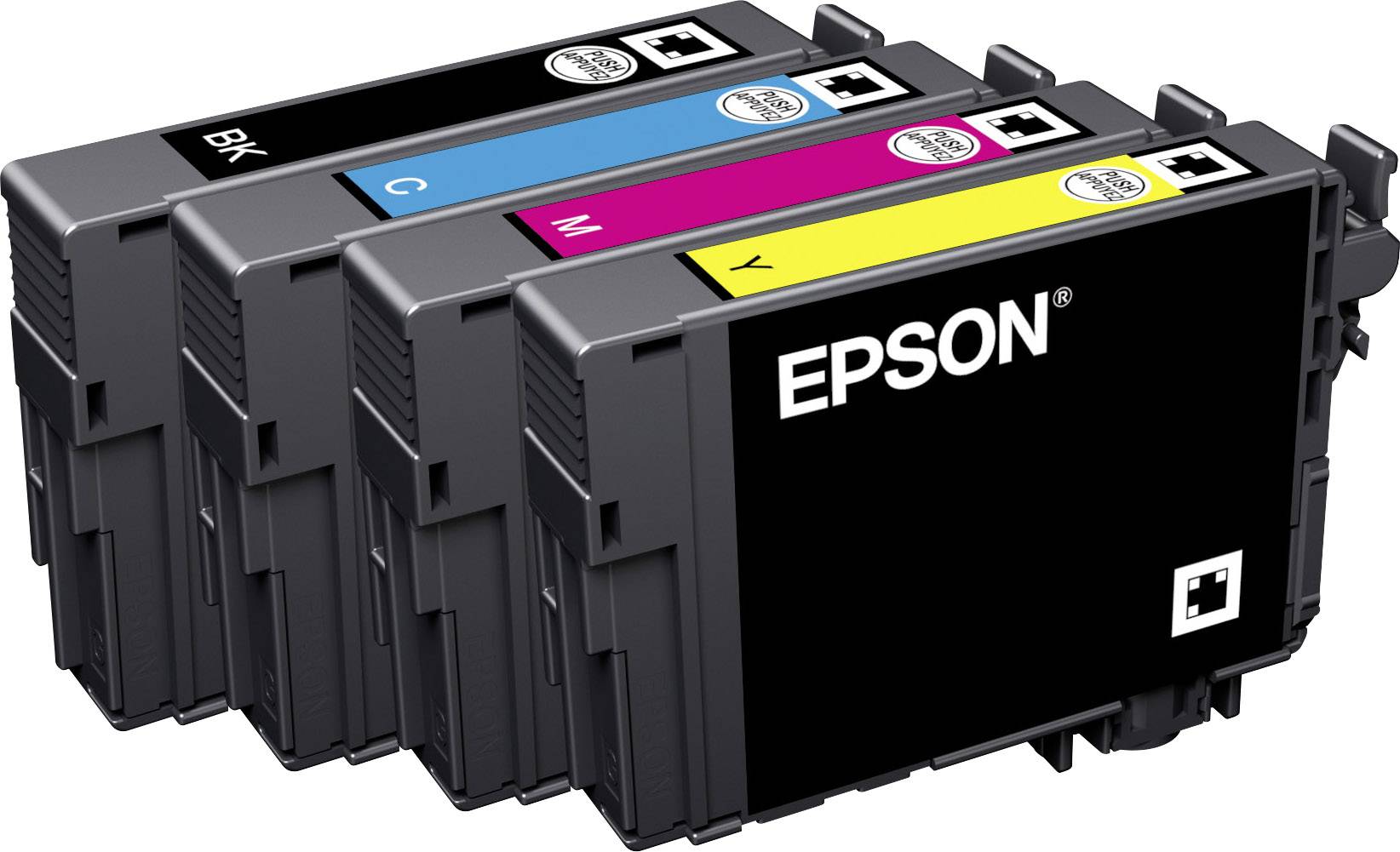 Epson WorkForce WF-2860DWF Multifunktionsdrucker Tintenstrahl Farbe A4 Drucker, Scanner, Kopierer, Fax LAN, WLAN, NFC, Duplex