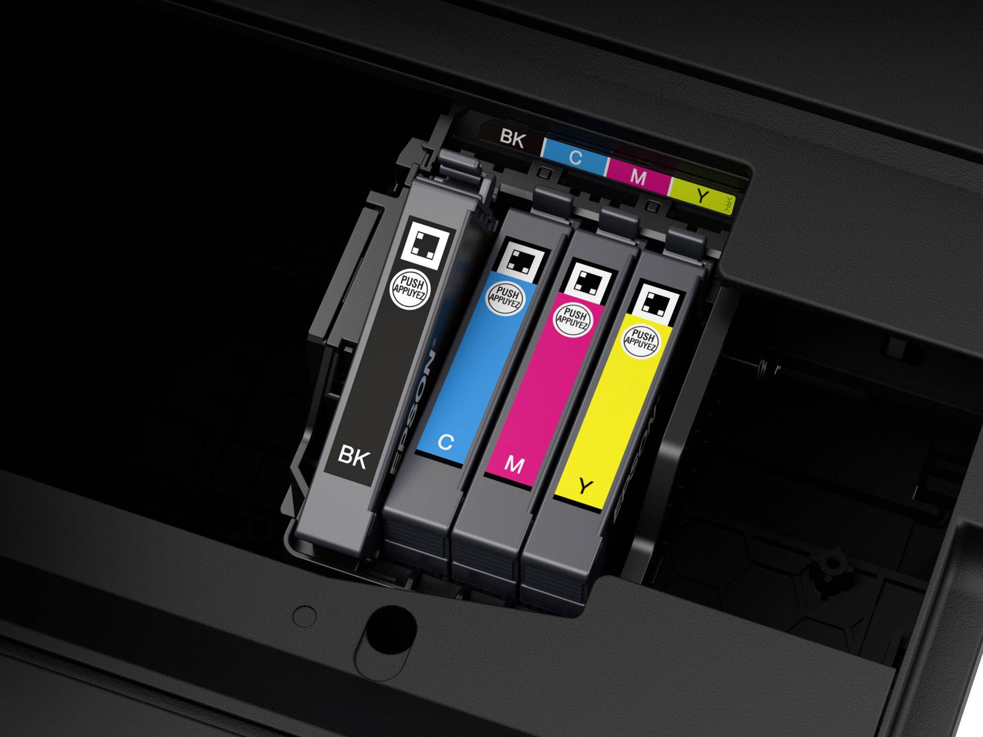 Epson WorkForce WF-2860DWF Farb Tintenstrahl Multifunktionsdrucker A4 Drucker, Scanner, Kopierer, Fax LAN, WLAN, NFC, Duplex