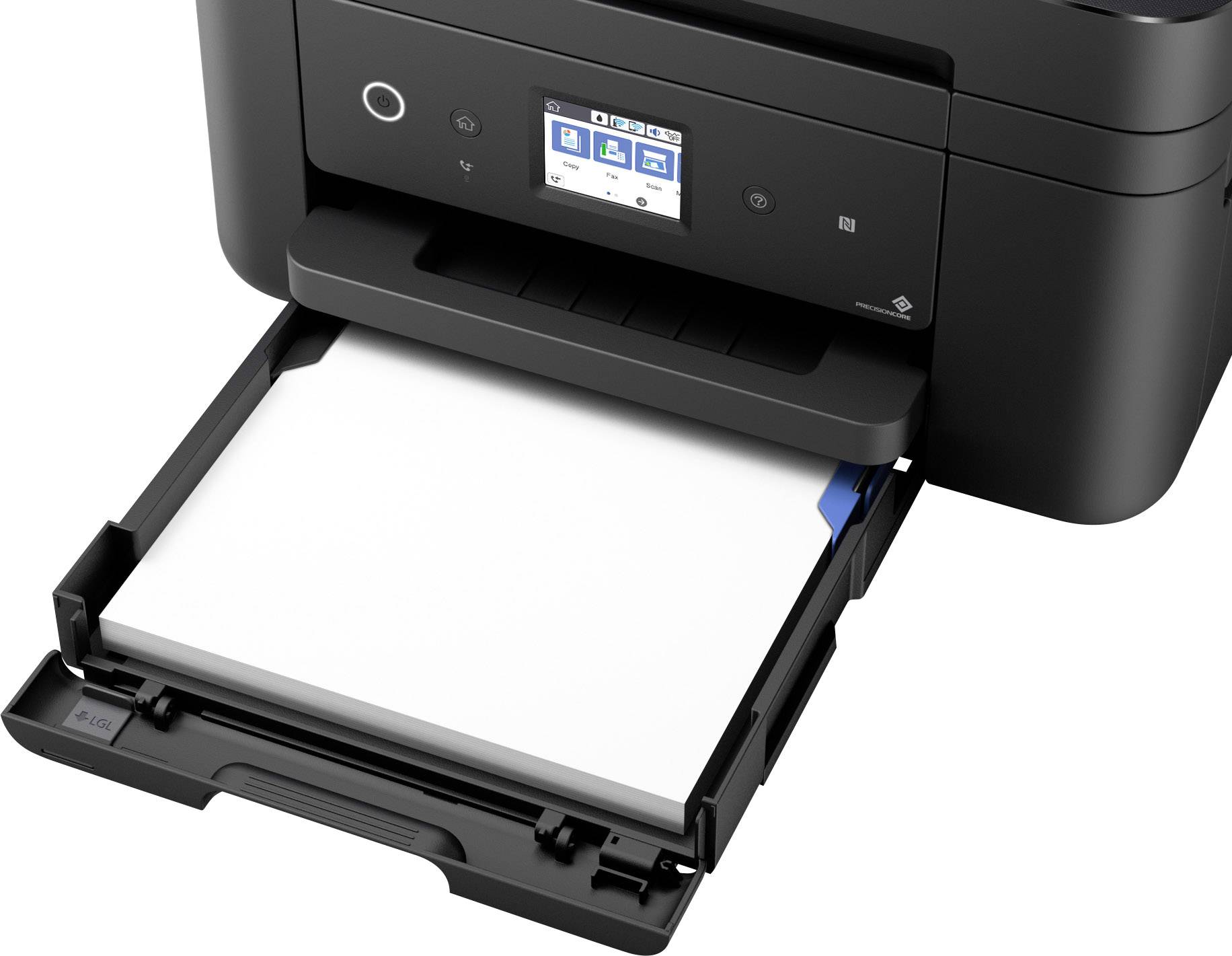 Epson WorkForce WF-2860DWF Farb Tintenstrahl Multifunktionsdrucker A4 Drucker, Scanner, Kopierer, Fax LAN, WLAN, NFC, Duplex