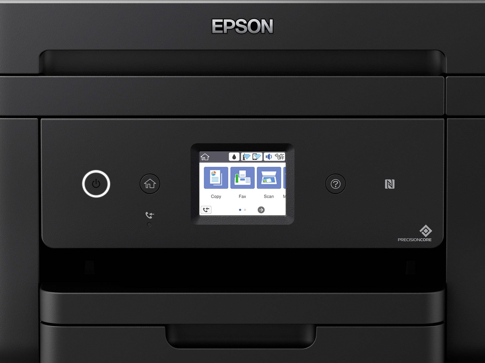 Epson WorkForce WF-2860DWF Multifunktionsdrucker Tintenstrahl Farbe A4 Drucker, Scanner, Kopierer, Fax LAN, WLAN, NFC, Duplex