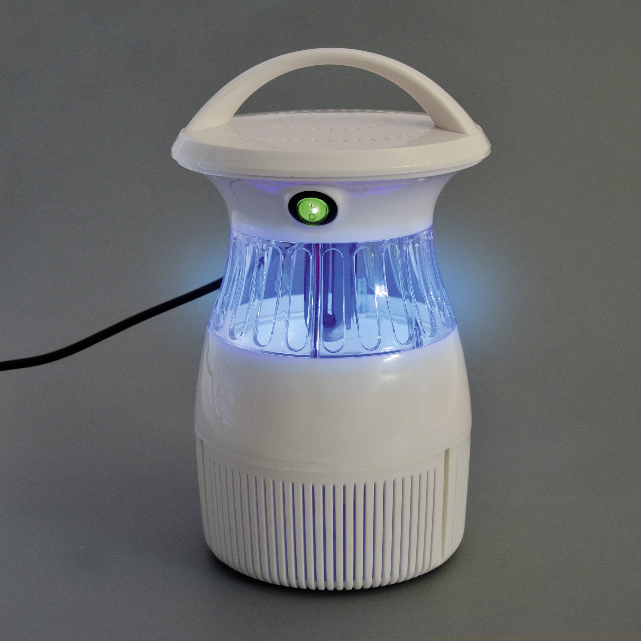 Gardigo Vakuum 62451 UV-Insektenfänger UV-Licht, Stromgitter 9 W (Ø x H) 164 mm x 273 mm Weiß 1 St.