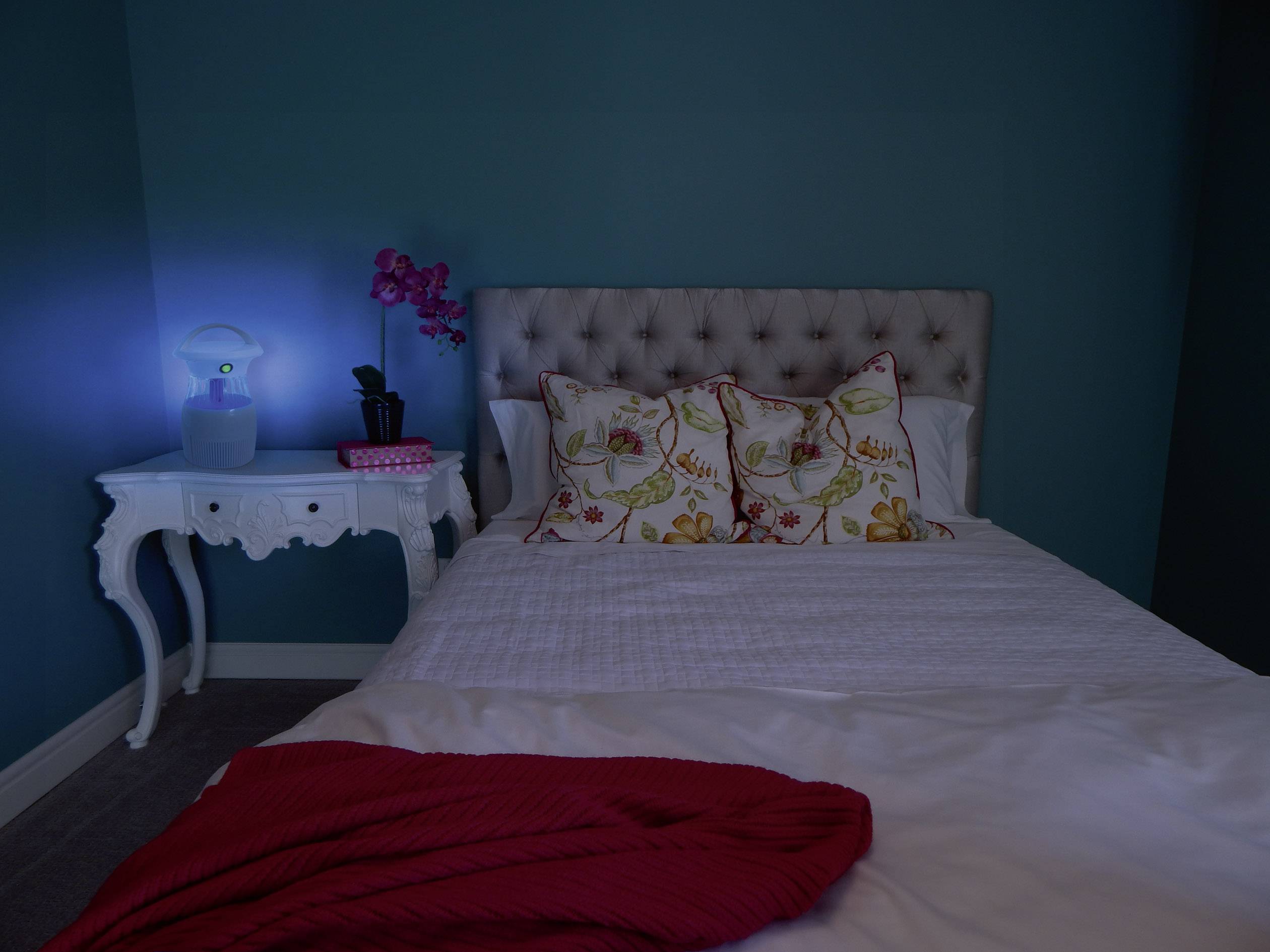 Gardigo Vakuum 62451 UV-Insektenfänger UV-Licht, Stromgitter 9 W (Ø x H) 164 mm x 273 mm Weiß 1 St.