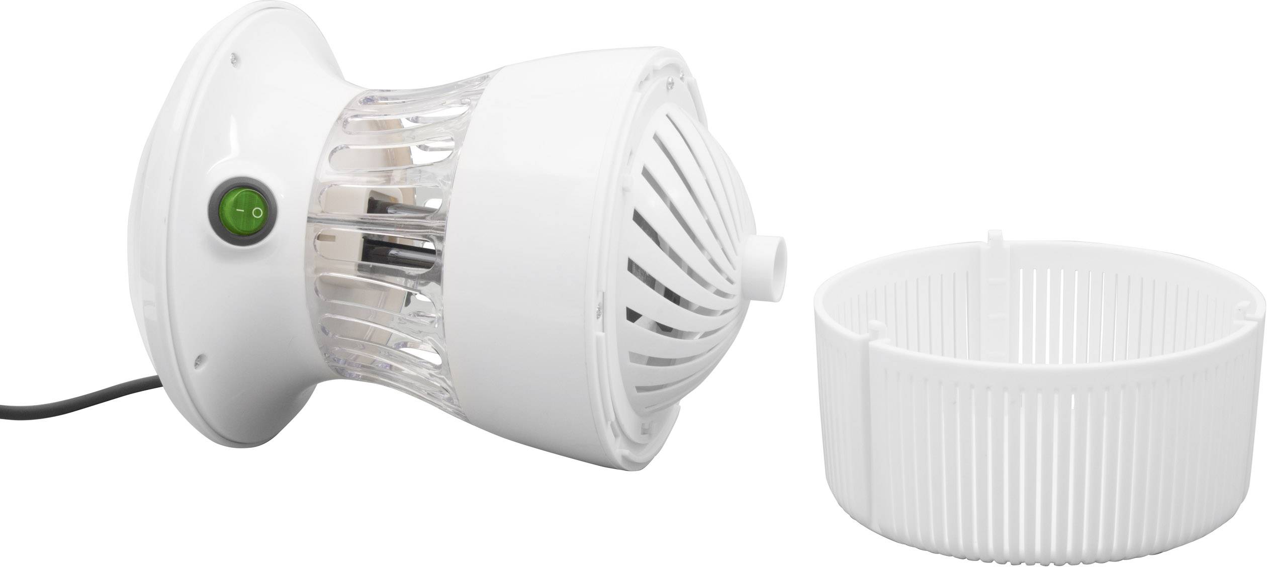 Gardigo Vakuum 62451 UV-Insektenfänger UV-Licht, Stromgitter 9 W (Ø x H) 164 mm x 273 mm Weiß 1 St.