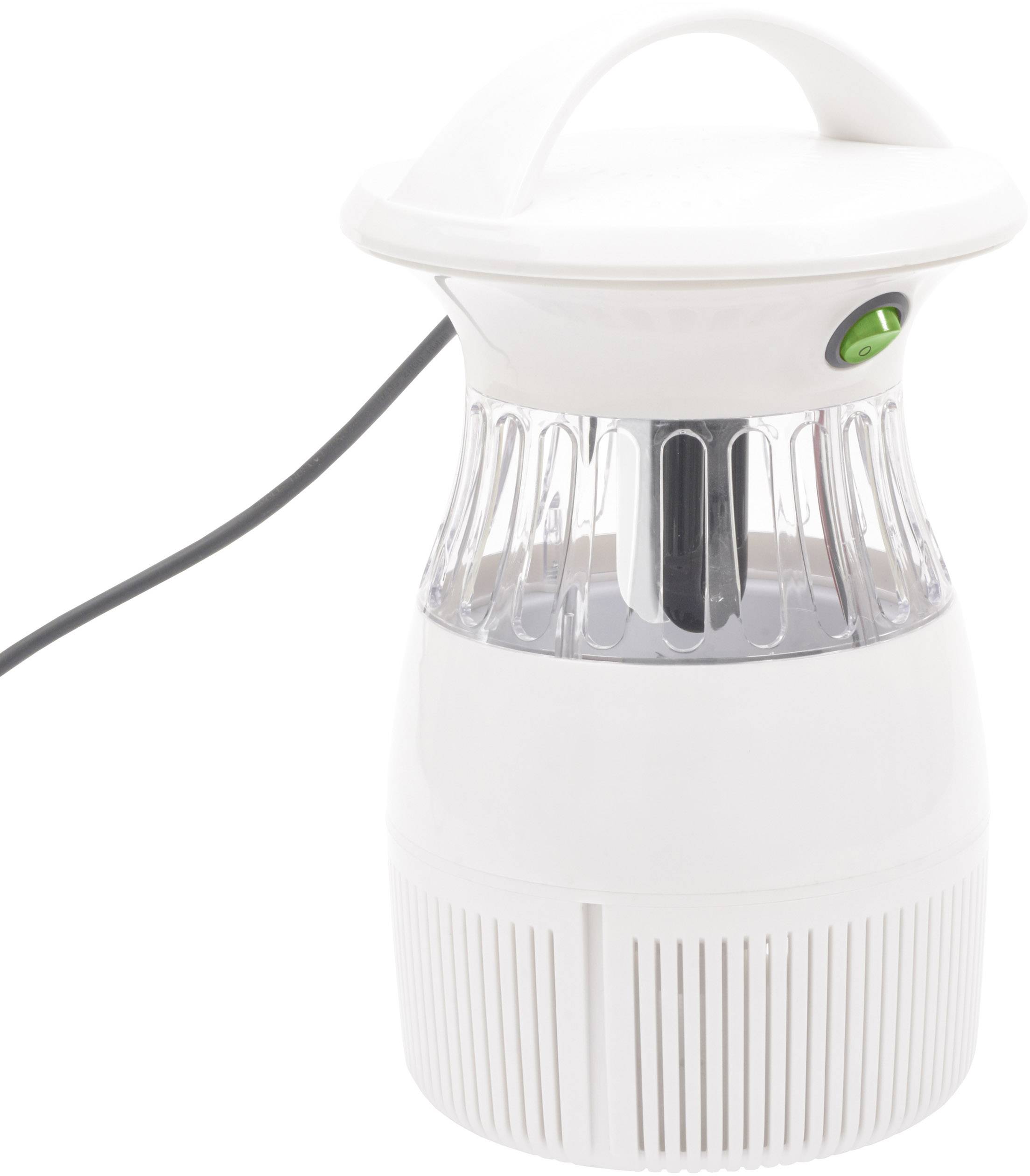 Gardigo Vakuum 62451 UV-Insektenfänger UV-Licht, Stromgitter 9 W (Ø x H) 164 mm x 273 mm Weiß 1 St.