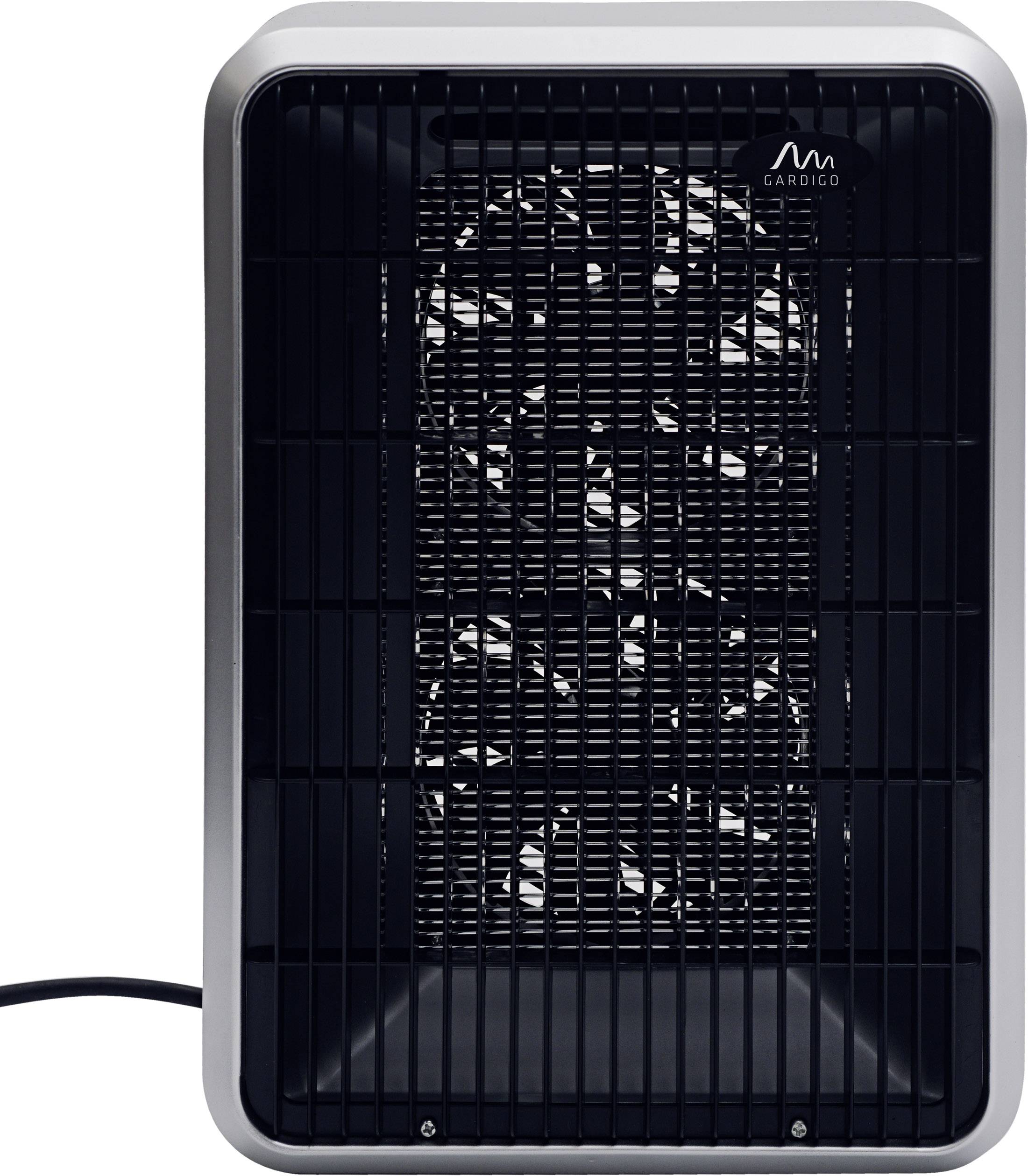 Gardigo Fan Duo 62450 UV-Insektenfänger UV-Licht, Stromgitter (B x H x T) 245 x 380 x 105 mm Schwarz, Silber 1 St.