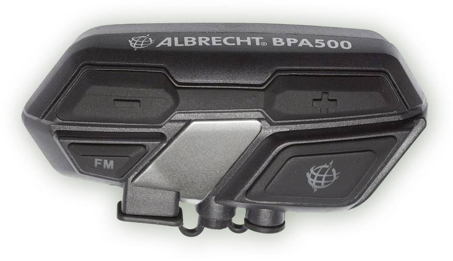 Albrecht BPA 500 15530 Bluetooth®-Headset mit Mikrofon Passend für (Helmtyp) alle Helmtypen