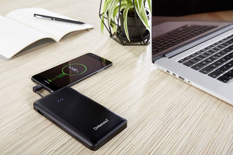Intenso Slim S10000-C Powerbank 10000 mAh LiPo Schwarz