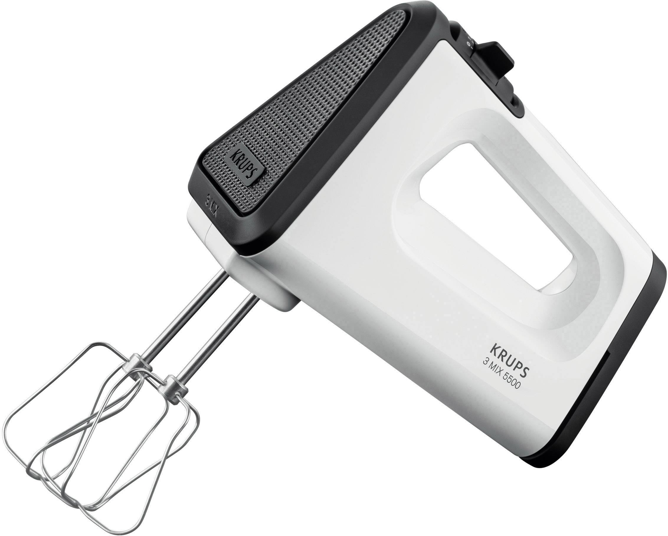 Krups Handmixer 3-MIX-5500 weiss Handmixer 500 W Weiß