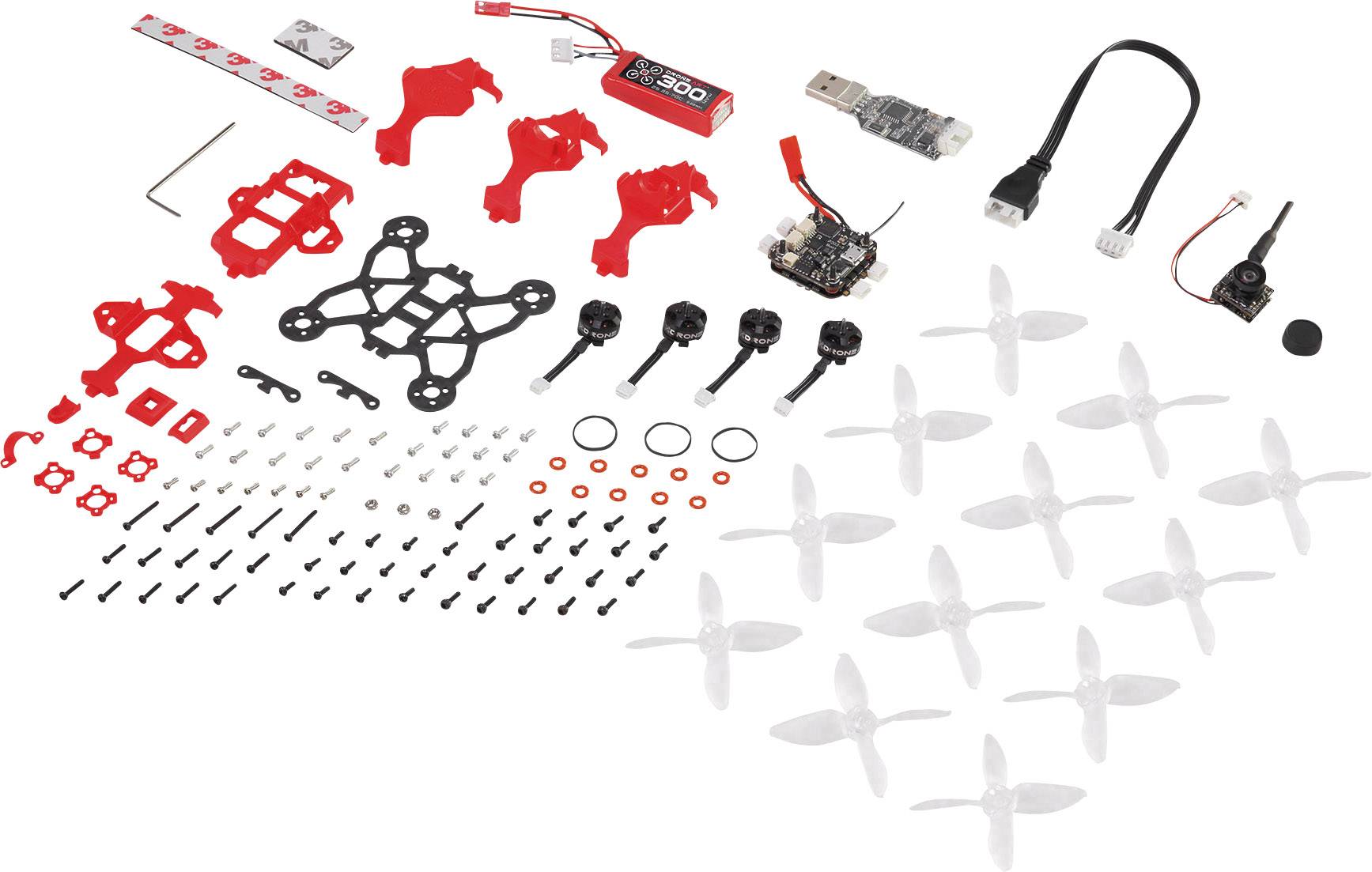 DroneArt RC EYE Imprimo FPV (Spektrum) Race Copter BNF Profi, Kameraflug