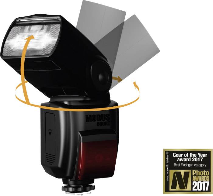 Hähnel Fototechnik Aufsteckblitz Modus 600RT Wireless Kit Passend für (Kamera)=Nikon Leitzahl bei ISO 100/50 mm=60