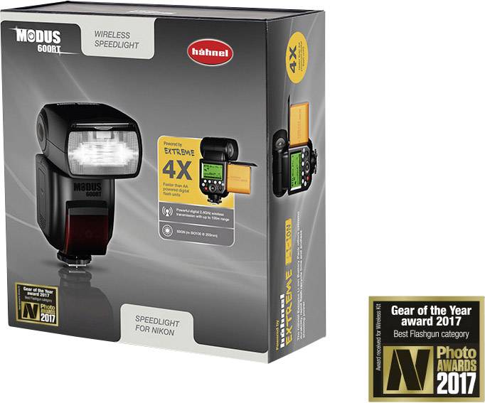 Hähnel Fototechnik Aufsteckblitz Modus 600RT Wireless Kit Passend für (Kamera)=Nikon Leitzahl bei ISO 100/50 mm=60