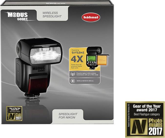 Hähnel Fototechnik Aufsteckblitz Modus 600RT Wireless Kit Passend für (Kamera)=Nikon Leitzahl bei ISO 100/50 mm=60