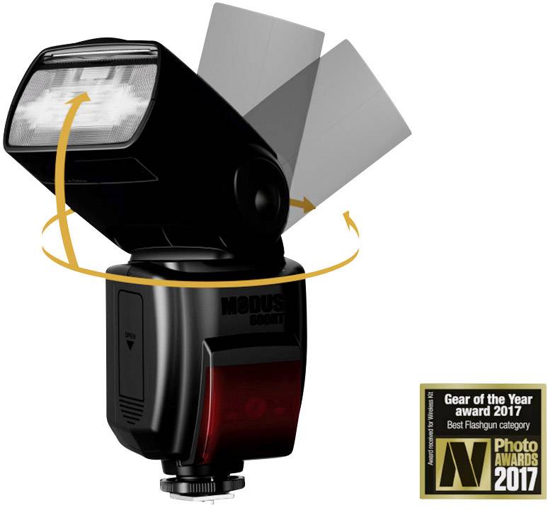 Hähnel Fototechnik Aufsteckblitz Modus 600RT Wireless Kit Passend für (Kamera)=Sony Leitzahl bei ISO 100/50 mm=60