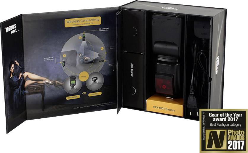 Hähnel Fototechnik Aufsteckblitz Modus 600RT Wireless Kit Passend für (Kamera)=Sony Leitzahl bei ISO 100/50 mm=60