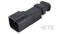 TE Connectivity Stiftgehäuse-Kabel DT Polzahl Gesamt 2 DT04-2P-CE09