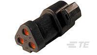 TE Connectivity Stiftgehäuse-Kabel DT Polzahl Gesamt 3 DT04-3P-CE03
