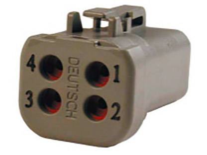 TE Connectivity Buchsengehäuse-Kabel DTP Polzahl Gesamt 4 DTP06-4S-E003 1St.