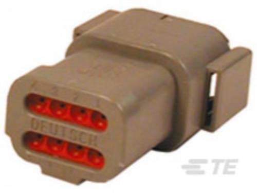 TE Connectivity DTM04-08PA-E003 DTM Pin Housing Cable 8 Pins 1 pc