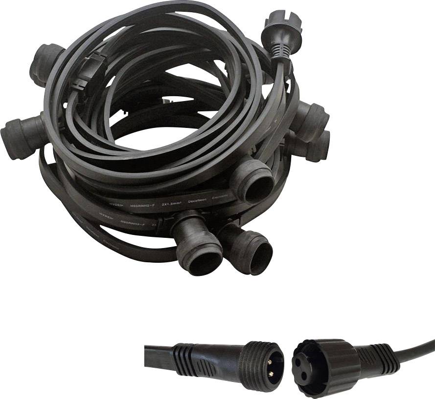 LEDmaxx Illu-10 Party-Lichterkette Außen netzbetrieben Anzahl Leuchtmittel 10 LED Beleuchtete Länge: 10 m