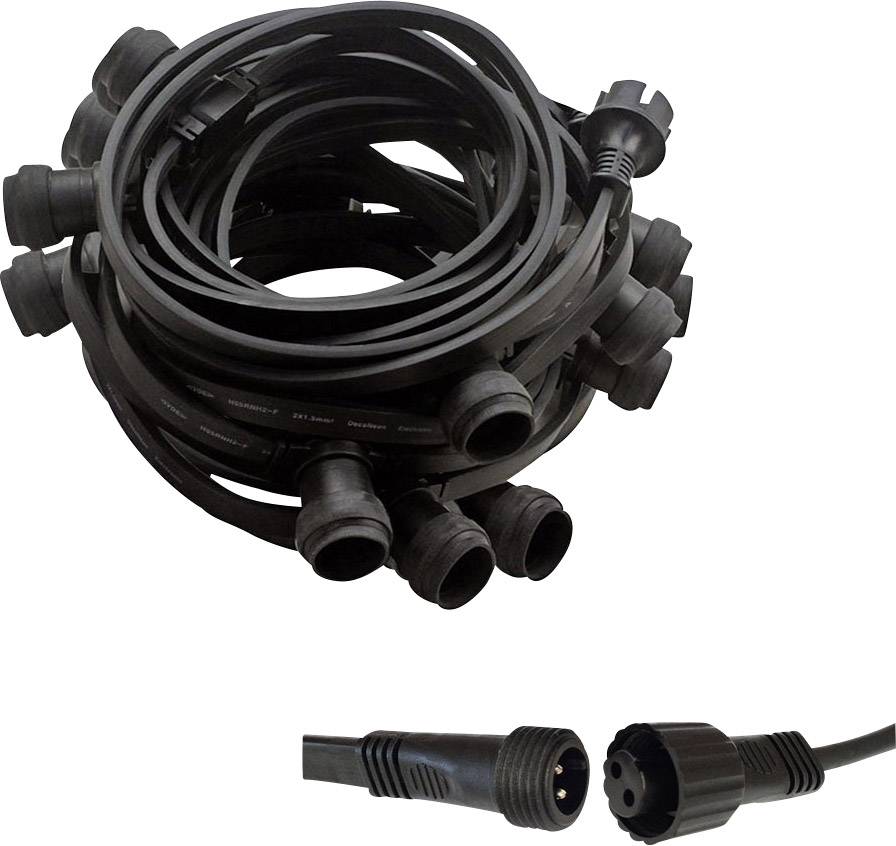 LEDmaxx IllU-20 Party-Lichterkette Außen netzbetrieben Anzahl Leuchtmittel 20 LED Beleuchtete Länge: 20 m