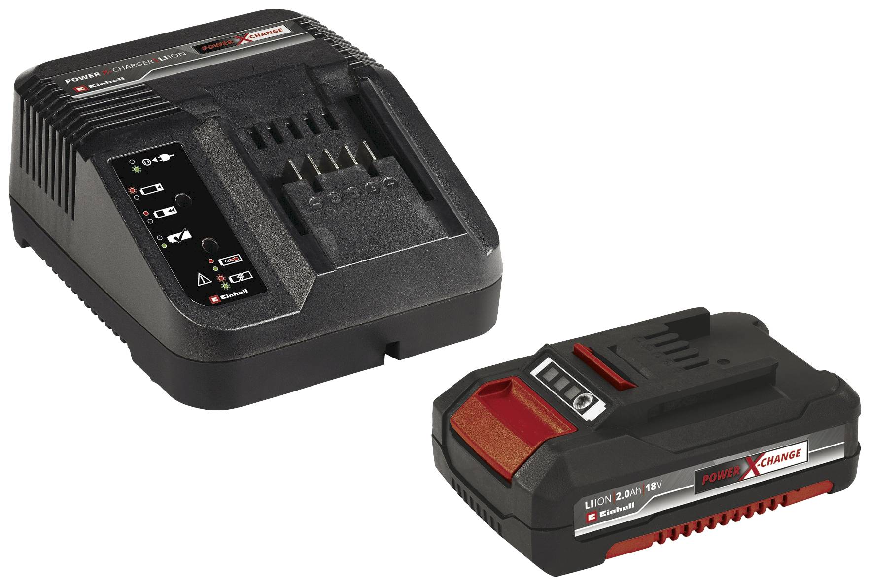 Einhell Power X-Change PXC Starter Kit 18V 2Ah 4512040 Werkzeug-Akku und Ladegerät 18 V 2 Ah Li-Ion