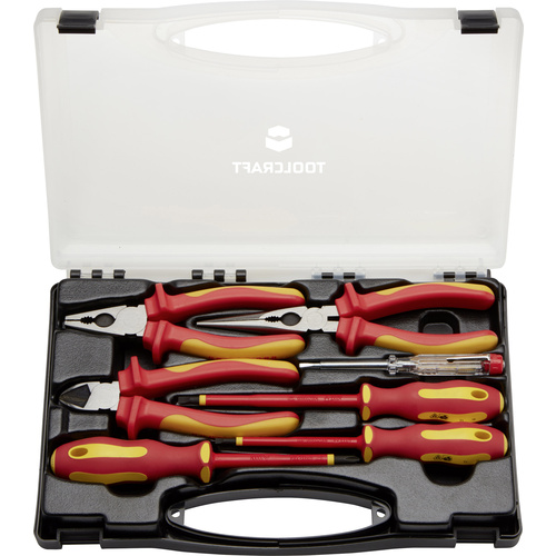 TOOLCRAFT TO-5005137 pour électricien Jeu d'outils en valise 7 pièces