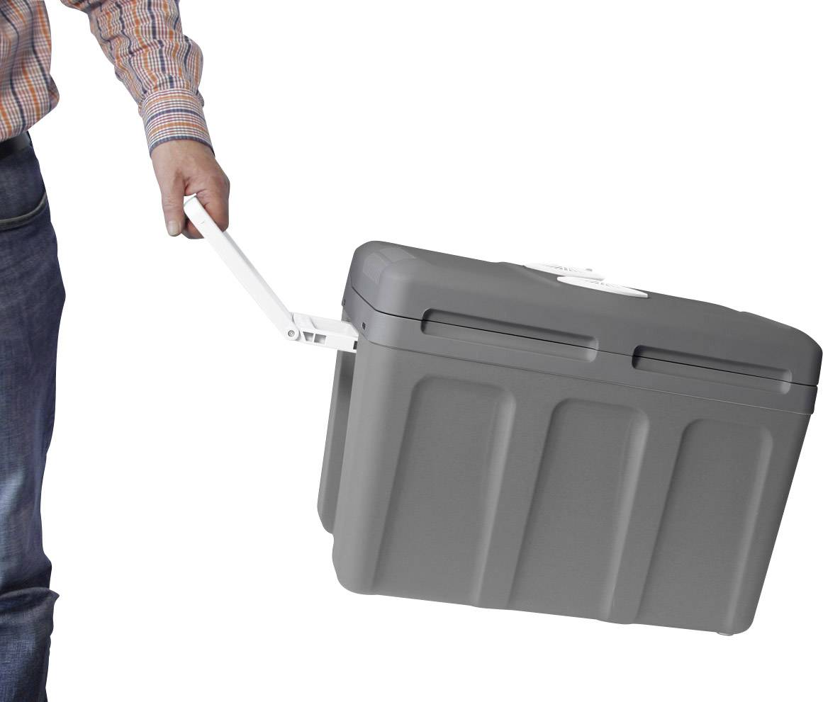 Dino KRAFTPAKET Kühlbox & Heizbox EEK: F (A - G) Thermoelektrisch 12 V, 230V Grau 40l bis 18°C unter Umgebungstemperatur