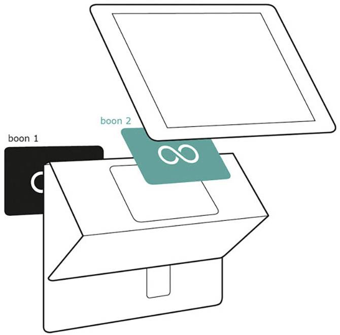 Reboon Tablet Tasche, universal Passend für Display-Größe=21,3cm (8,4") BookCase Schwarz