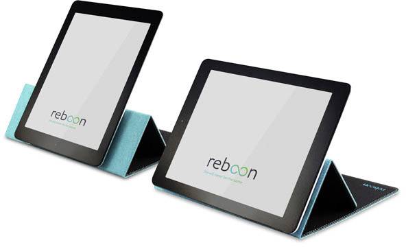 Reboon Tablet Tasche, universal Passend für Display-Größe=21,3cm (8,4") BookCase Schwarz