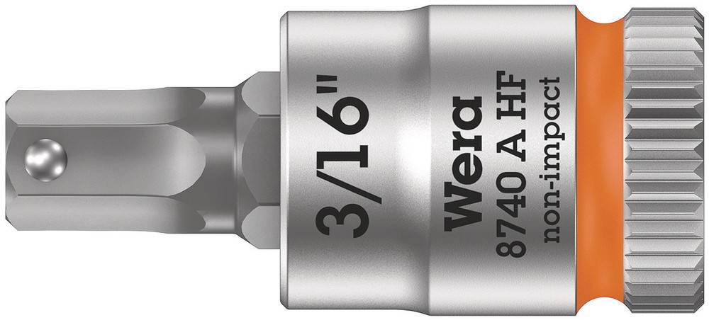 Wera 8740 A 05003386001 Innen-Sechskant Steckschlüsseleinsatz 3/16" 1/4" (6.3 mm)