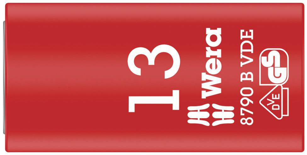 Wera 8790 B VDE 05004957001 Außen-Sechskant VDE-Steckschlüsseleinsatz 13 mm 3/8" (10 mm)