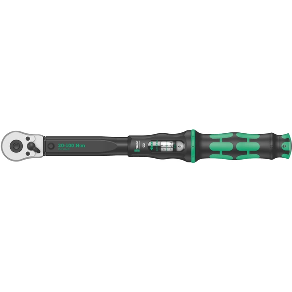 Wera Click-Torque C 2 05075621001 Drehmomentschlüssel mit Umschaltknarre 1/2" (12.5 mm) 20 - 100 Nm Wera Click-Torque C 2 05075621001 Drehmomentschlüssel mit Umschaltknarre 1/2" (12.5 mm) 20 - 100 Nm