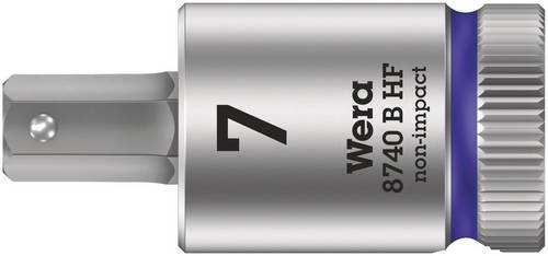 Wera 8740 B HF 05003037001 Außen-Sechskant Steckschlüsseleinsatz 7 mm 3/8 (10 mm)