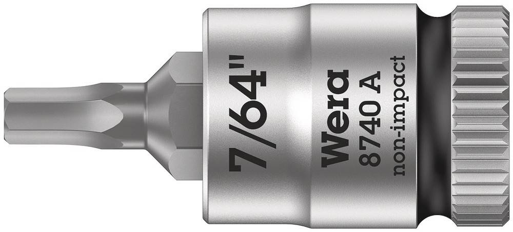 Wera 8740A 05003382001 Innen-Sechskant Steckschlüssel-Bit-Einsatz 1/4" (6.3 mm)