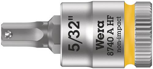 Wera 05003385001 8740 A HF Zyklop In-Hex 1/4" Bit-Socket 5/32" x 28mm