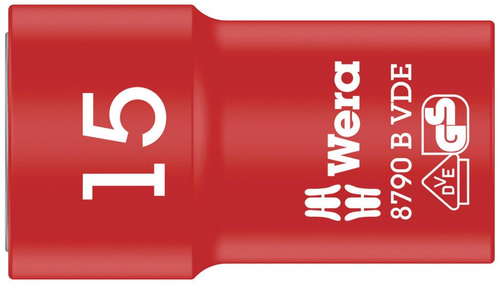 Wera 8790 B VDE 05004959001 Außen-Sechskant VDE-Steckschlüsseleinsatz 15 mm 3/8" (10 mm)