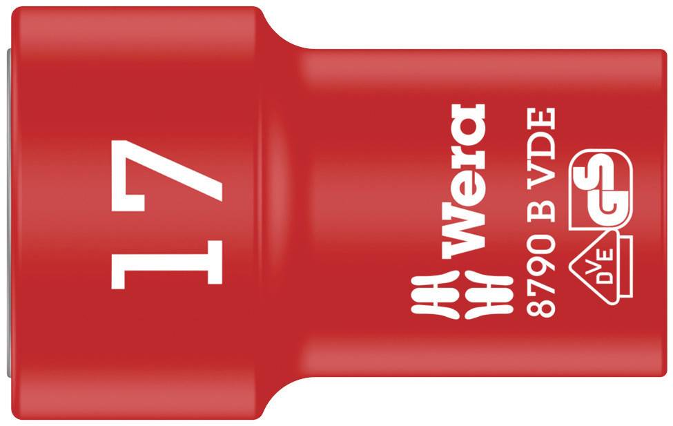 Wera 8790 B VDE 05004961001 Außen-Sechskant VDE-Steckschlüsseleinsatz 17 mm 3/8" (10 mm)
