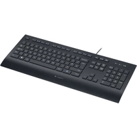 Logitech K280e B2B USB Tastatur Deutsch, QWERTZ Schwarz Spritzwassergeschützt Logitech K280e B2B USB Tastatur Deutsch, QWERTZ Schwarz Spritzwassergeschützt
