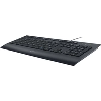 Logitech K280e B2B USB Tastatur Deutsch, QWERTZ Schwarz Spritzwassergeschützt Logitech K280e B2B USB Tastatur Deutsch, QWERTZ Schwarz Spritzwassergeschützt