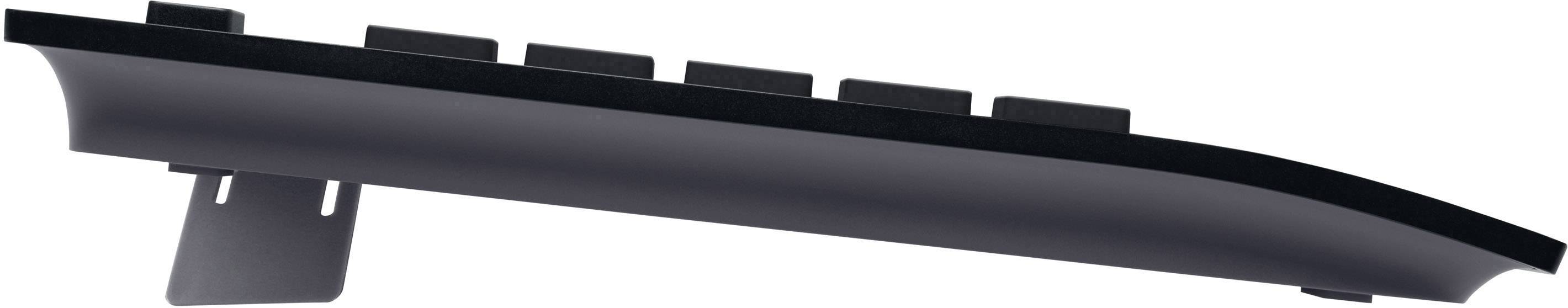 Logitech K280e B2B USB Tastatur Deutsch, QWERTZ Schwarz Spritzwassergeschützt