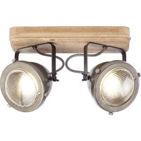 Brilliant Carmen Wood 72029/84 Deckenstrahler LED GU10 50W Holz, Edelstahl (gebürstet) Brilliant Carmen Wood 72029/84 Deckenstrahler LED GU10 50W Holz, Edelstahl (gebürstet)