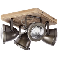 Brilliant Carmen Wood 72035/84 Deckenstrahler LED GU10 100W Holz, Edelstahl (gebürstet) Brilliant Carmen Wood 72035/84 Deckenstrahler LED GU10 100W Holz, Edelstahl (gebürstet)