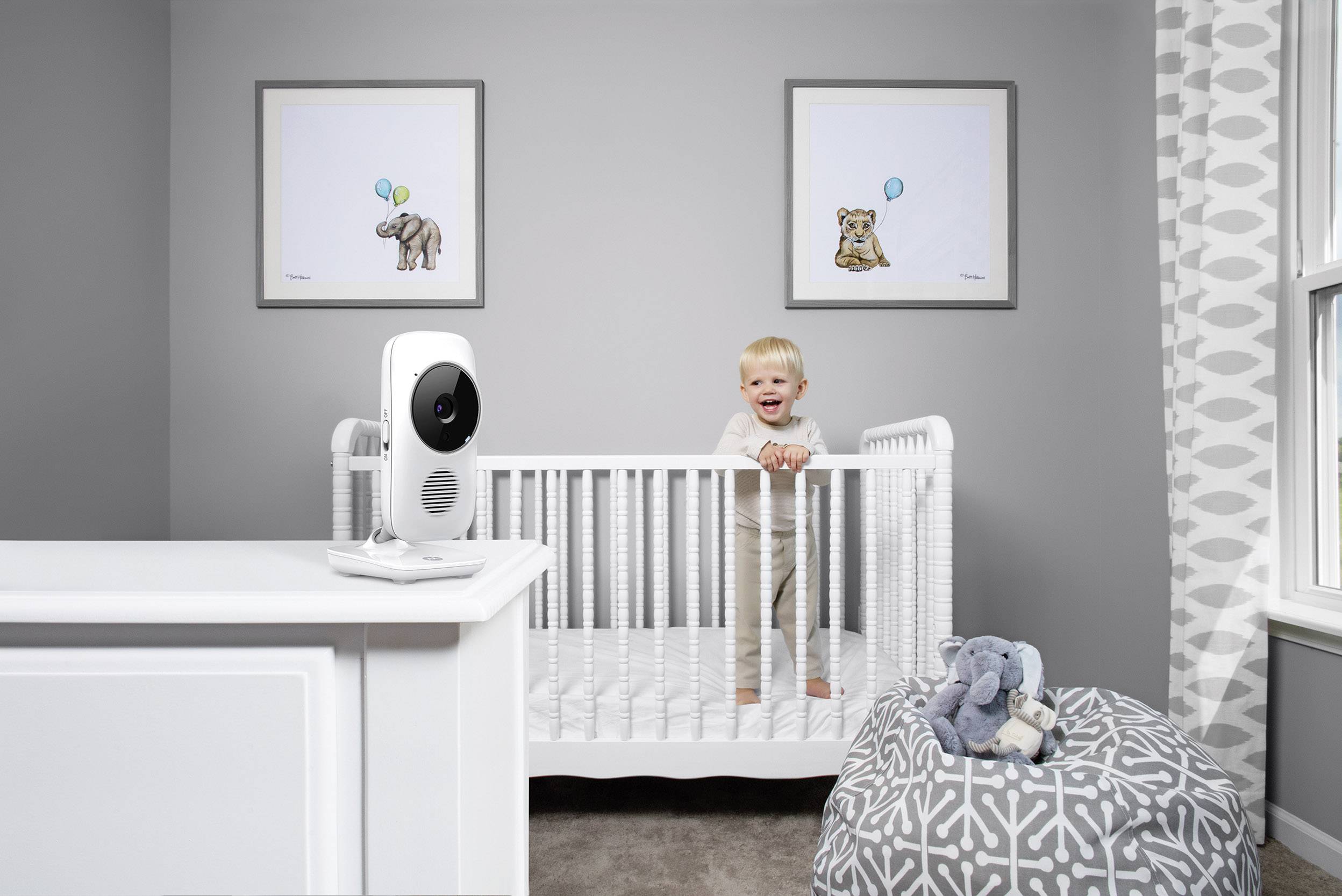 Motorola  MBP 667 CONNECT Babyphone mit Kamera Digital 2.4 GHz