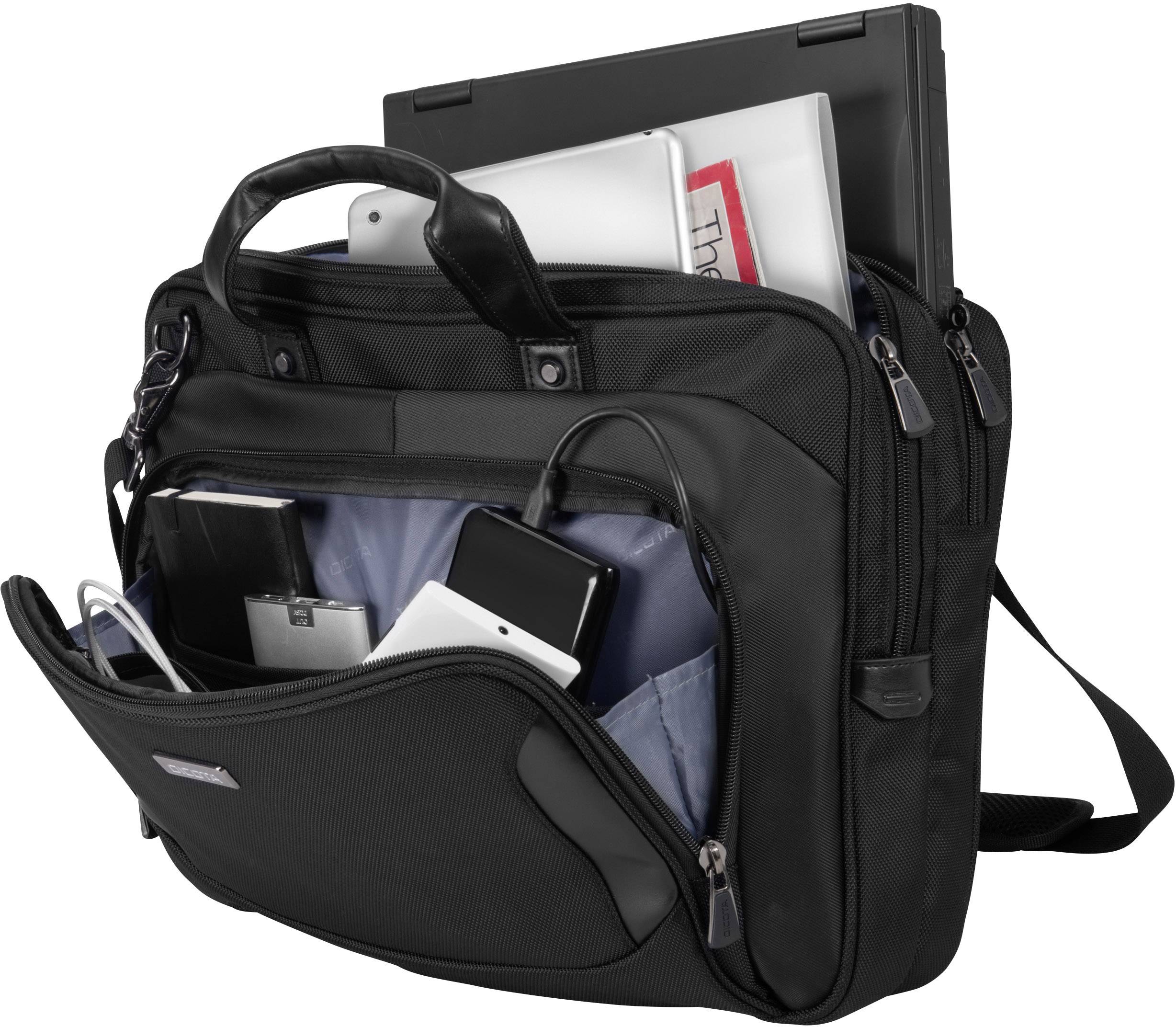 Dicota Notebook Tasche Tasche / Notebook / Top Traveller Business Passend für maximal: 35,8 cm (14,1")  Schwarz