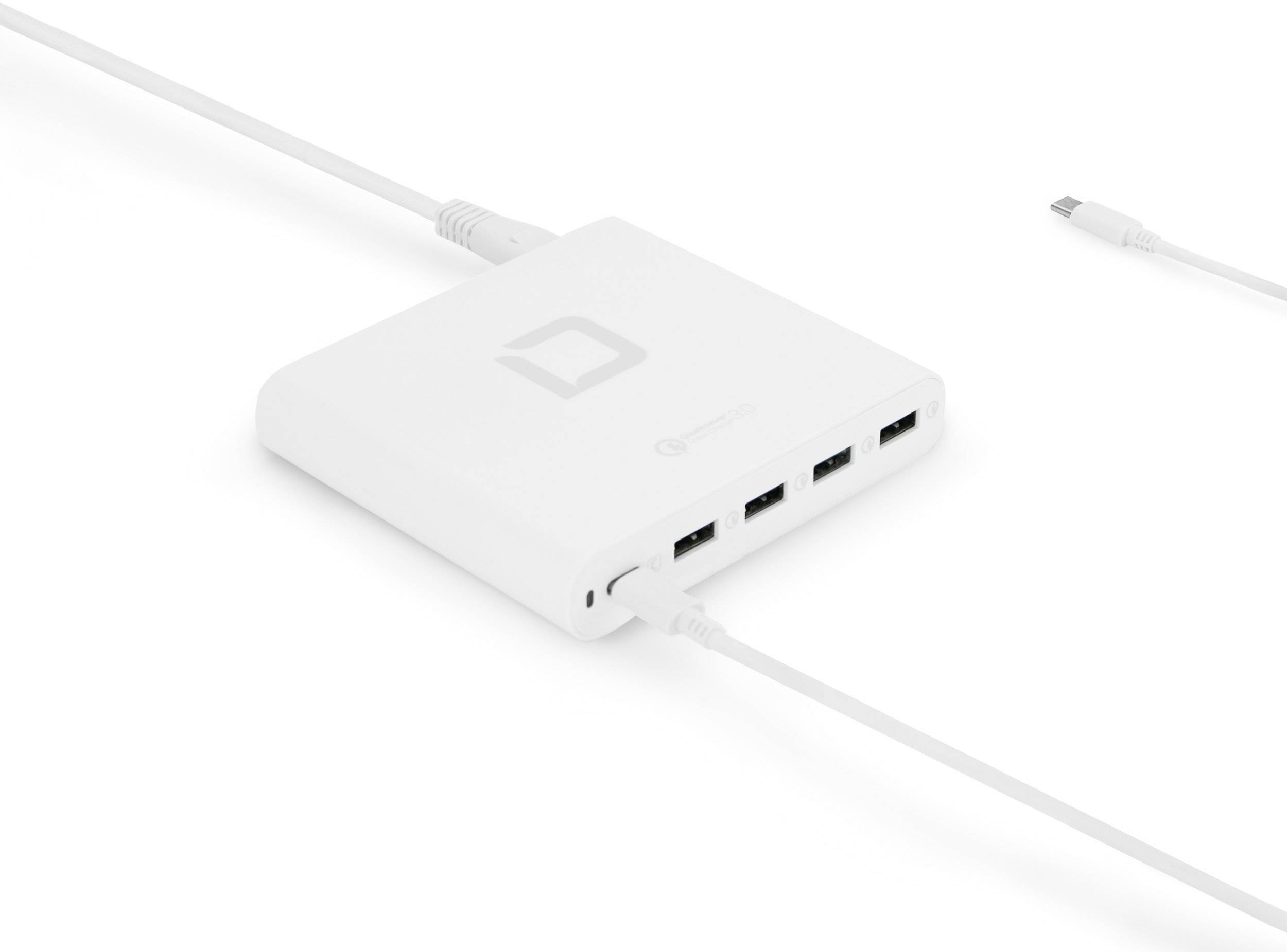 Dicota Universal Notebook Charger USB-C Lade- und Managementsystem Mobiles Ladesystem Die 7 mitgelieferten Notebook-Aufsätz