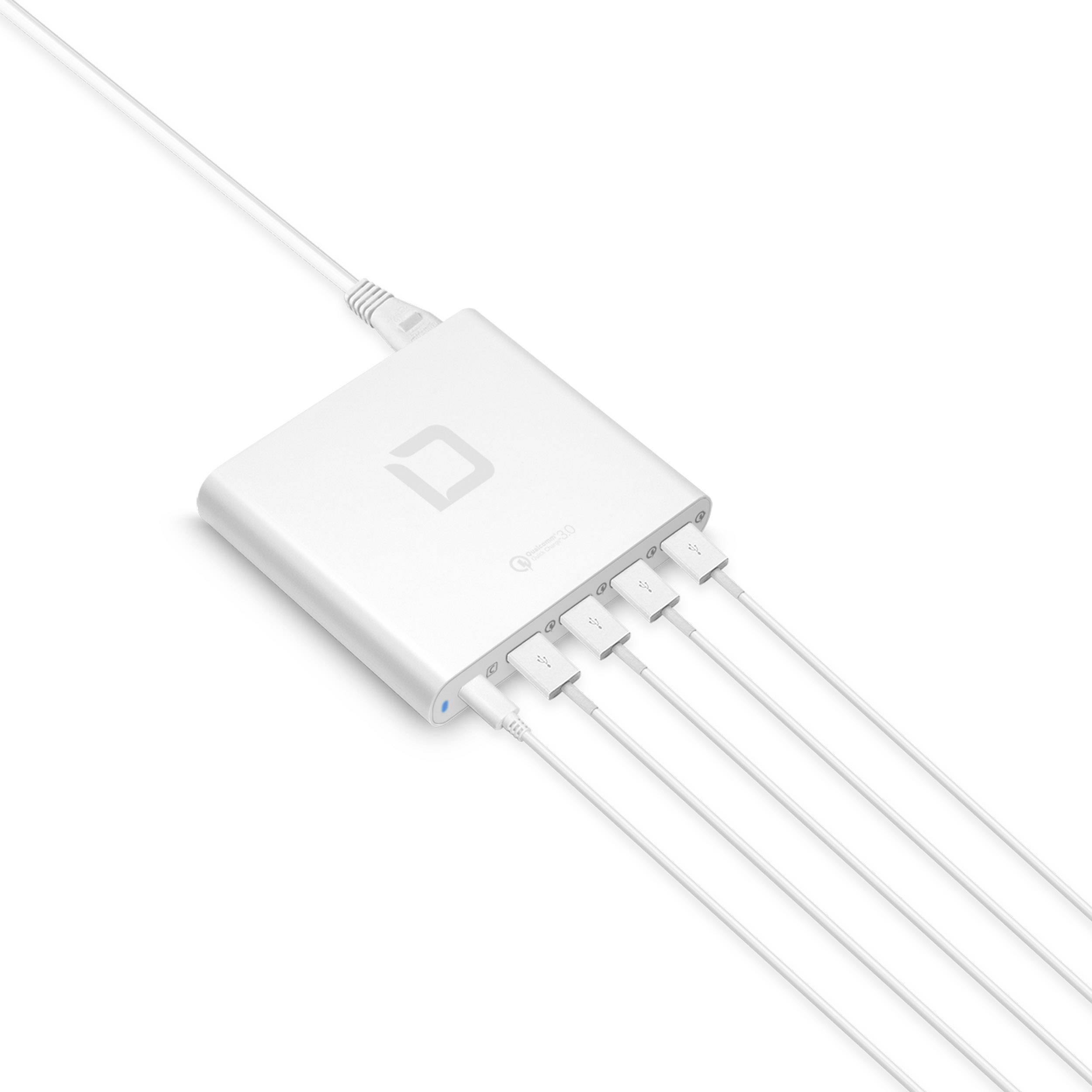 Dicota Universal Notebook Charger USB-C Lade- und Managementsystem Mobiles Ladesystem Die 7 mitgelieferten Notebook-Aufsätz